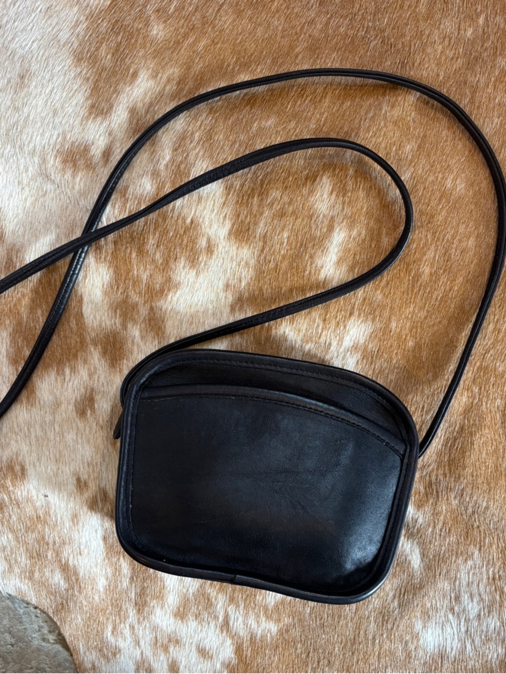 Vintage Coach Hadley Zip 9935 black